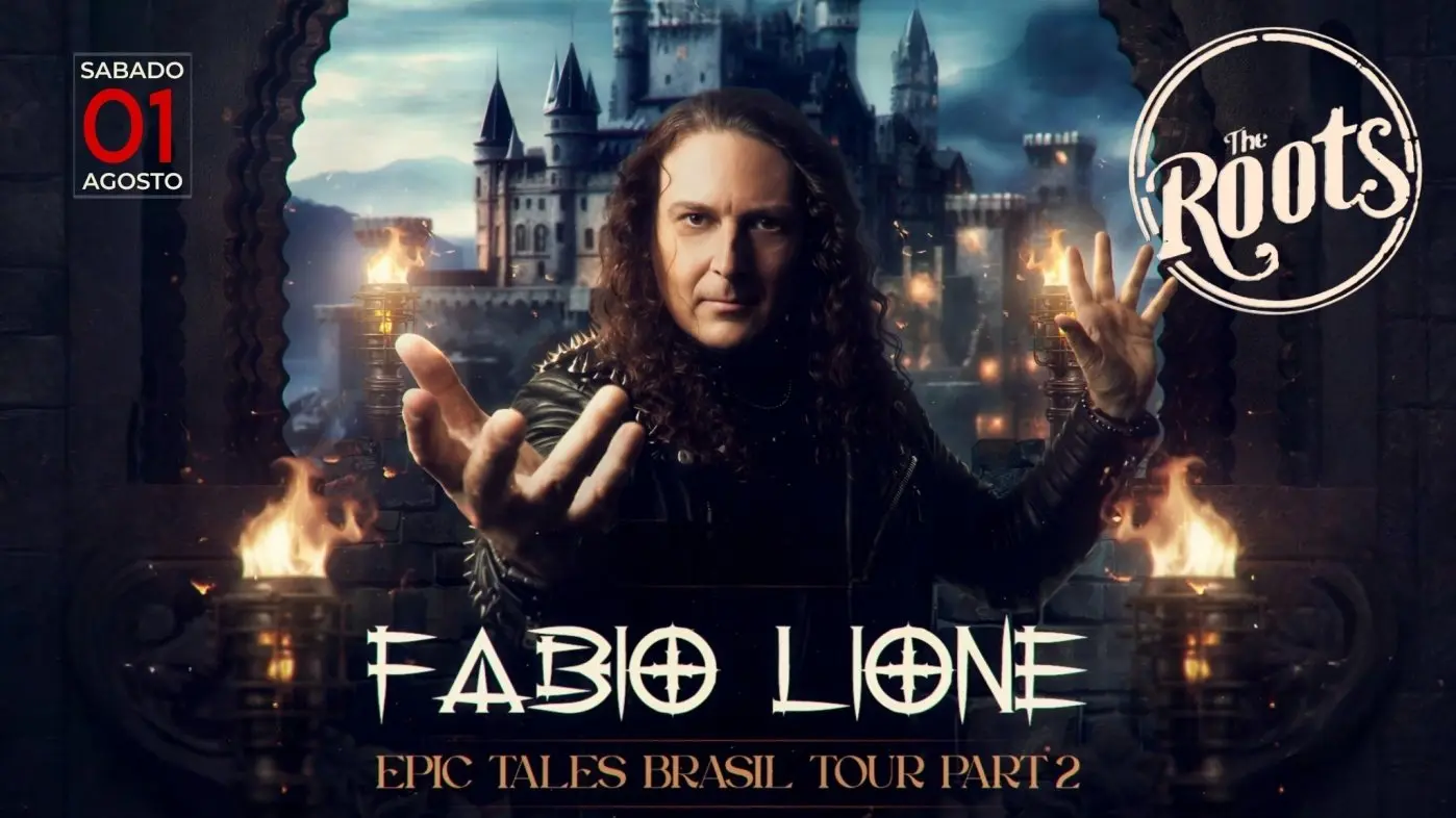 Fabio Lione em Franca: show no The Roots terá Kiko Shred e Storia