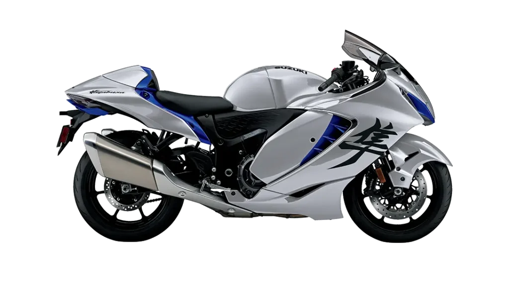 Suzuki Hayabusa Special Edition 2027 azul apresentada no Brasil.