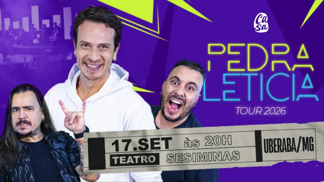 Pedra Letícia leva Tour 2026 a Uberaba no SESIMINAS