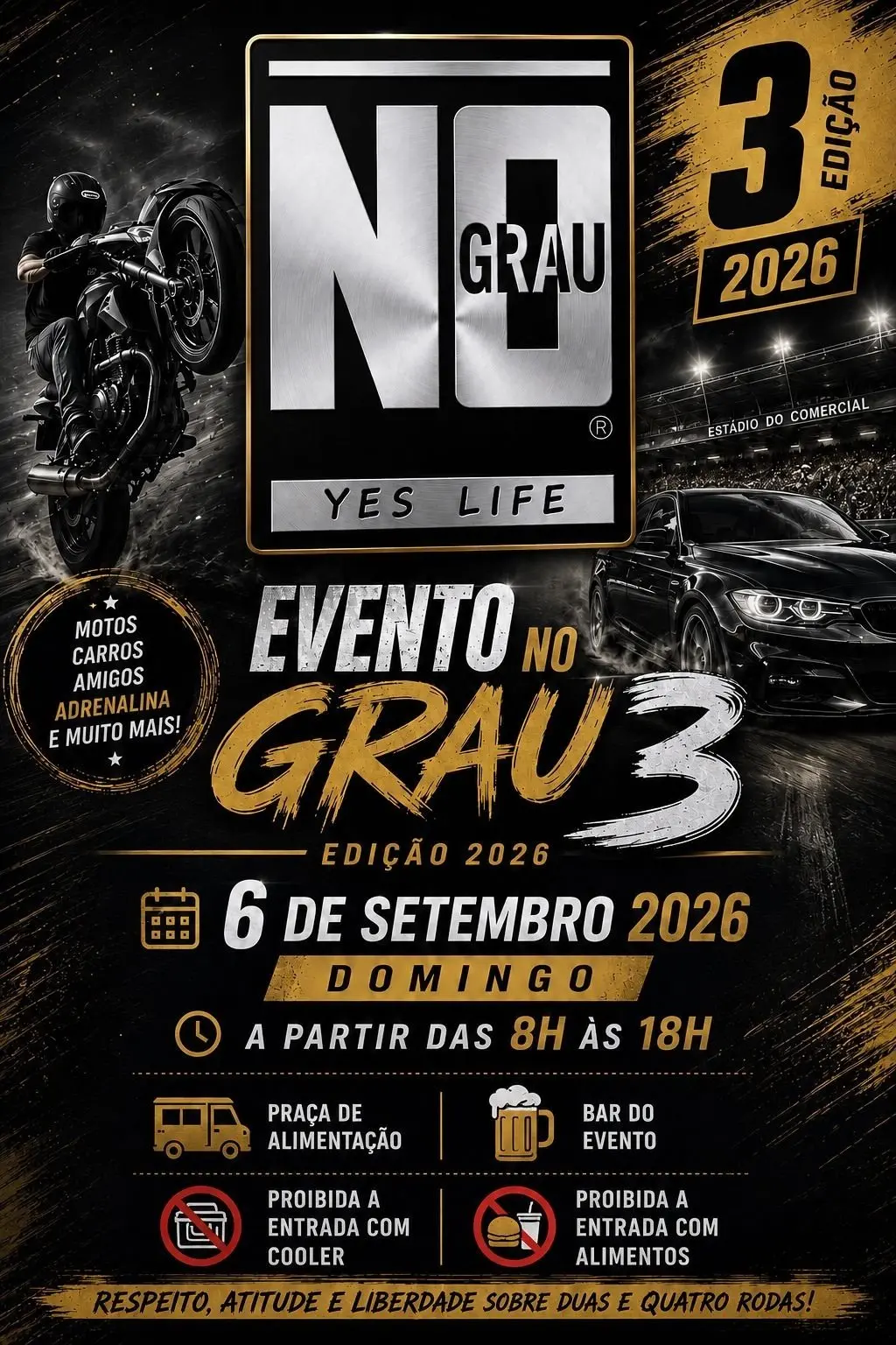 NOGRAU Ribeirão Preto 2026 reúne manobras e pilotos no Estádio do Comercial