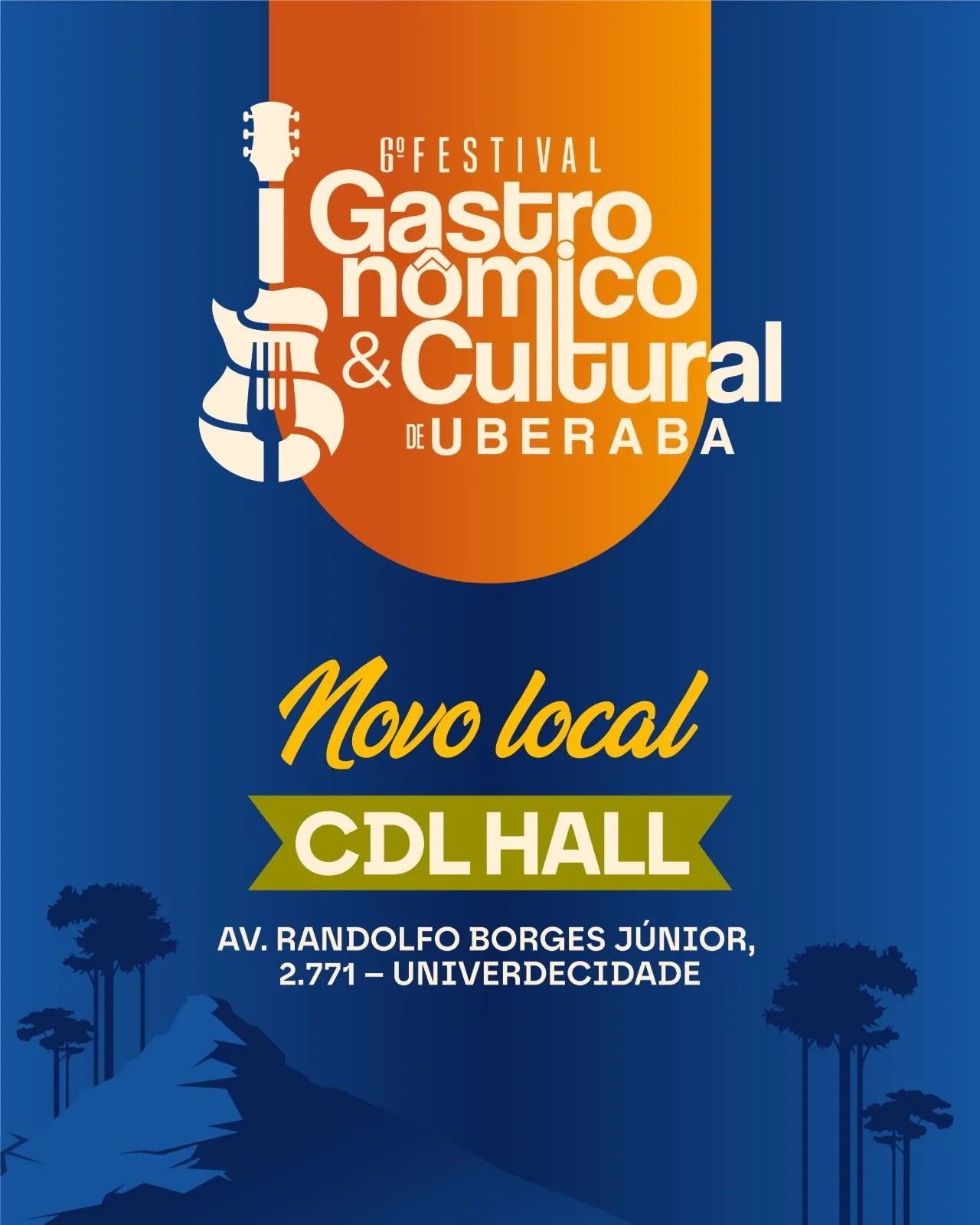 Festival Gastronômico de Uberaba terá Wilson Sideral no CDL Hall